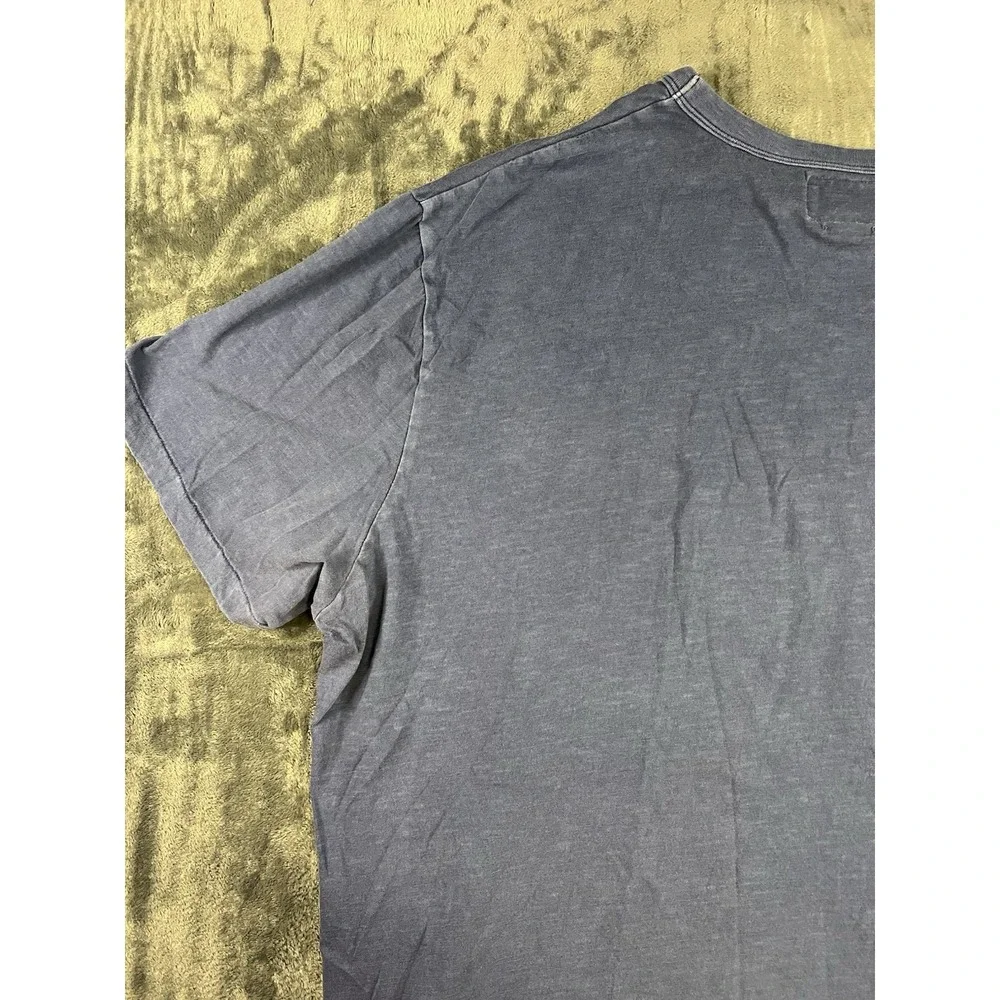 Ralph Lauren Polo Country Men's 3TG Blue Graphic Logo Crew Neck Cotton Tee